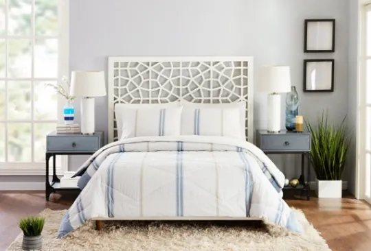 Kirkland's Home Cream Mason King 3-Pc. Comforter Set- Comforters