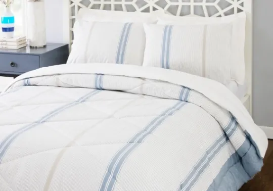 Kirkland's Home Cream Mason King 3-Pc. Comforter Set- Comforters