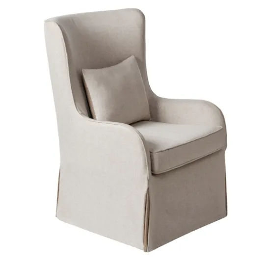 Kirkland's Home Cream Slipcovered Accent Chair- Accent Chairs