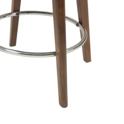 Kirkland's Home Cream Tufted Back Swivel Counter Stool- Bar Stools & Counter Height Stools