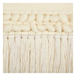 Kirkland's Home Cream Woven Fringe Macrame Wall Hanging- Wall Plaques