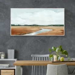 Kirkland's Home Creekside Landscape Framed Wall Art- Framed Art