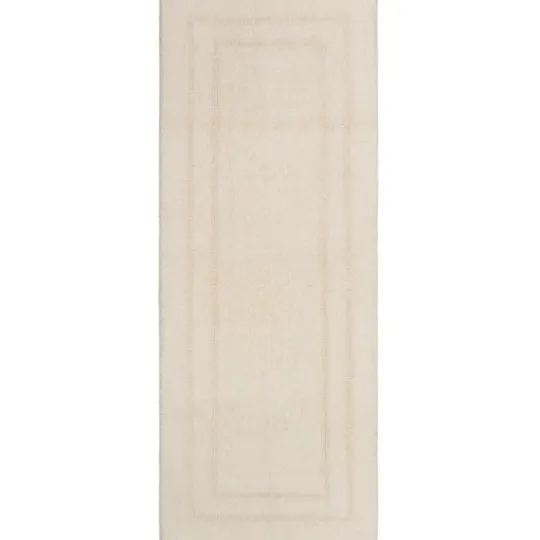 Kirkland's Home Creme Plush Reversible Cotton Bath Mat, 60 In.- Bathroom Rugs