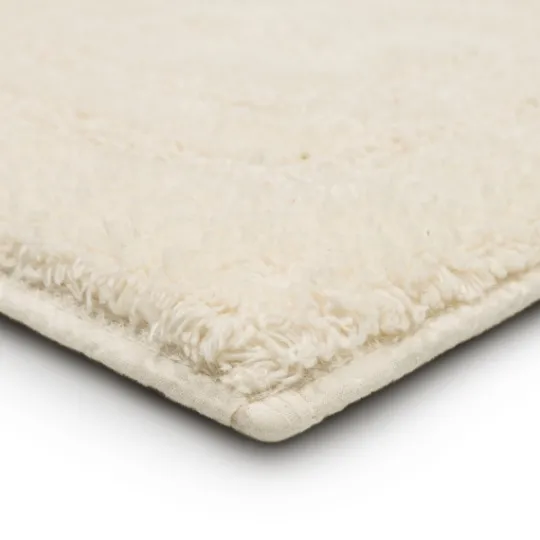 Kirkland's Home Creme Plush Reversible Cotton Bath Mat, 60 In.- Bathroom Rugs