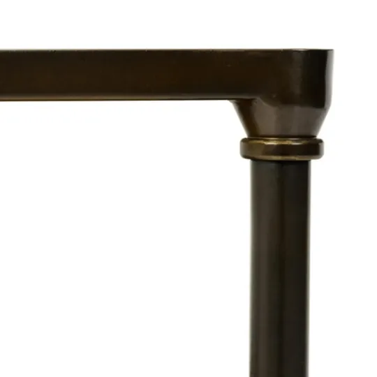 Kirkland's Home Crowley Wood And Iron Bunching Coffee Table- Coffee Tables