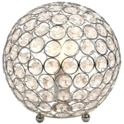 Kirkland's Home Crystal Ball Sequin Table Lamp- Table Lamps