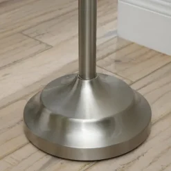 Kirkland's Home Crystal Spheres Brushed Nickel Floor Lamp- Floor Lamps