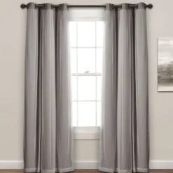 Kirkland's Home Curtain Panel Set With Overlay, 84 In.- Curtains & Drapes
