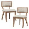 Kirkland's Home Curved Back Dining Chairs, Set Of 2- Dining Chairs