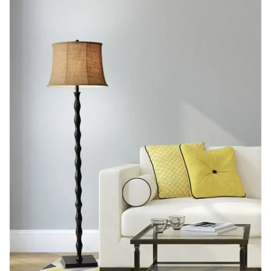 Kirkland's Home Curved Emma Floor Lamp- Floor Lamps