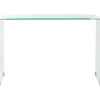 Kirkland's Home Curved Glass Console Table- Console Tables