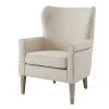 Kirkland's Home Curved Wingback Accent Chair- Accent Chairs
