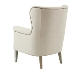 Kirkland's Home Curved Wingback Accent Chair- Accent Chairs