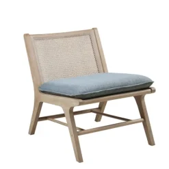 Kirkland's Home Cushion Ash Cane Back Accent Chair- Accent Chairs