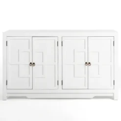 Kirkland's Home Cyra 4-Door Wood Cabinet- Cabinets & Sideboards
