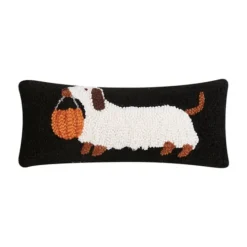 Kirkland's Home Dachshund Ghost Halloween Mini Lumbar Pillow- Pillows