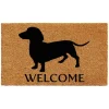 Kirkland's Home Dachshund Welcome Doormat- Doormats
