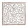 Kirkland's Home Daisy Distressed Carved Wall Plaque- Wall Plaques
