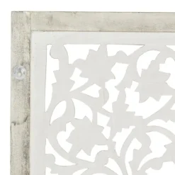 Kirkland's Home Daisy Distressed Carved Wall Plaque- Wall Plaques