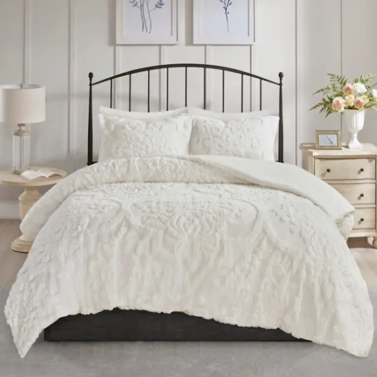 Kirkland's Home Damask Full/Queen 3-Pc. Comforter Set- Comforters