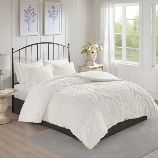 Kirkland's Home Damask Full/Queen 3-Pc. Comforter Set- Comforters