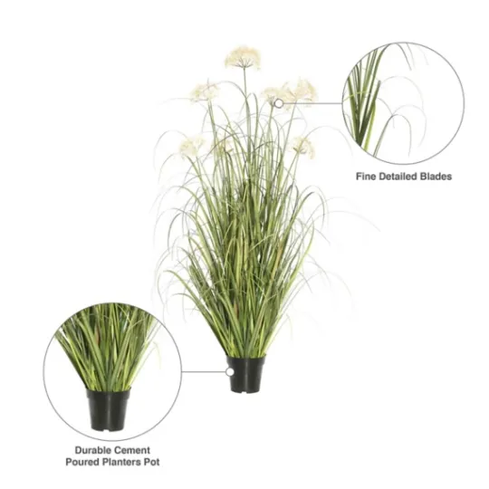 Kirkland's Home Dandelion Grass Potted Plant- Trees & Topiaries