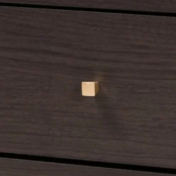 Kirkland's Home Dark And Gold Wood 3-Pc. Dresser Set- Dressers & Chests
