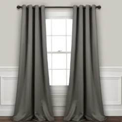 Kirkland's Home Dark Blackout Curtain Panel Set, 108 In.- Curtains & Drapes