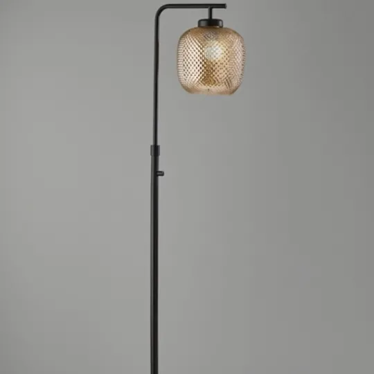 Kirkland's Home Dark Bronze And Mercury Glass Floor Lamp- Floor Lamps