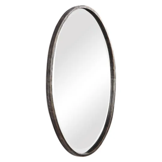 Kirkland's Home Dark Bronze Framed Wall Mirror- Framed Mirrors