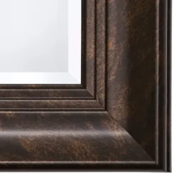 Kirkland's Home Dark Bronze Rectangular Frame Wall Mirror- Decorative Mirrors