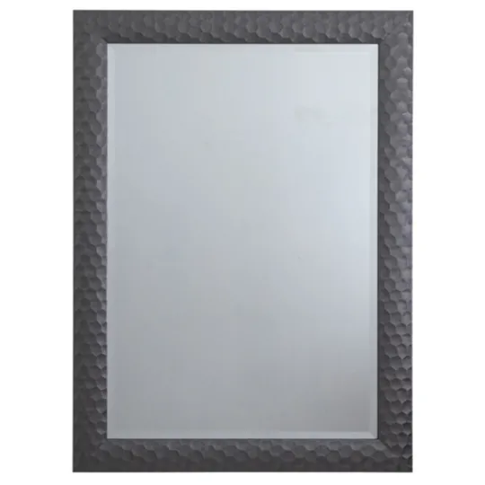 Kirkland's Home Dark Gray Wood Framed Beveled Edge Wall Mirror- Decorative Mirrors