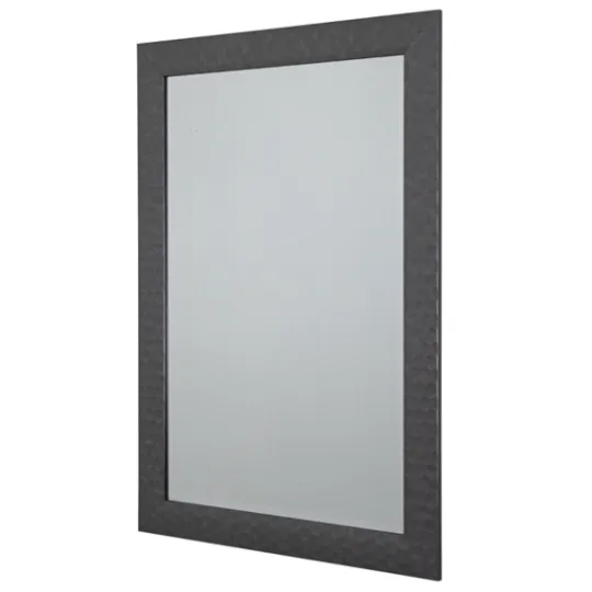 Kirkland's Home Dark Gray Wood Framed Beveled Edge Wall Mirror- Decorative Mirrors