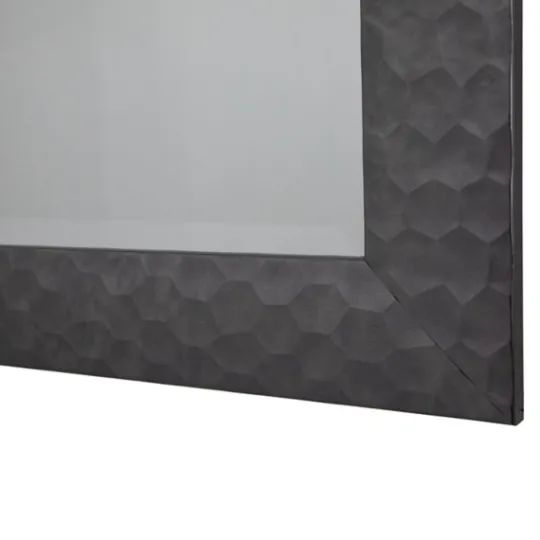 Kirkland's Home Dark Gray Wood Framed Beveled Edge Wall Mirror- Decorative Mirrors