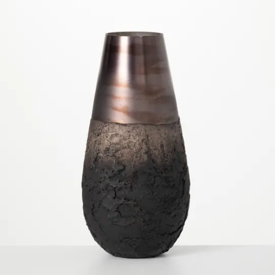 Kirkland's Home Dark Iridescent Glass Vase, 12 In.- Vases