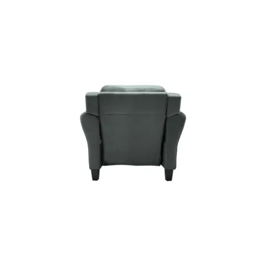 Kirkland's Home Dark Kelly Microfiber Rolled Arm Chair- Accent Chairs