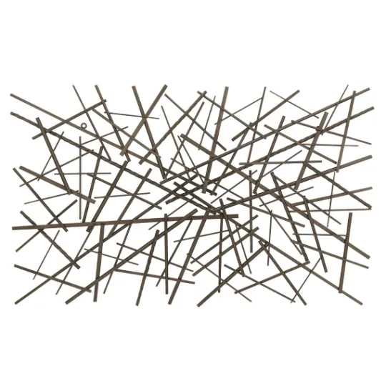 Kirkland's Home Dark Metal Abstract Scattered Wall Sculpture- Wall Plaques