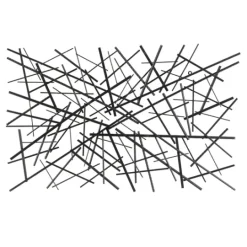 Kirkland's Home Dark Metal Abstract Scattered Wall Sculpture- Wall Plaques