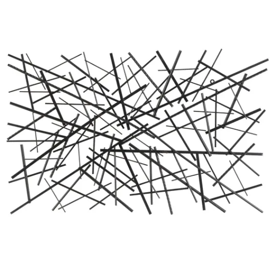 Kirkland's Home Dark Metal Abstract Scattered Wall Sculpture- Wall Plaques