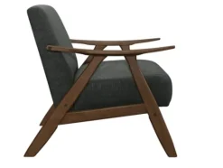 Kirkland's Home Dark Mid-Century Hazel Frame Accent Chair- Accent Chairs