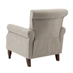Kirkland's Home Dark Miriam Nailhead Trim Armchair- Accent Chairs