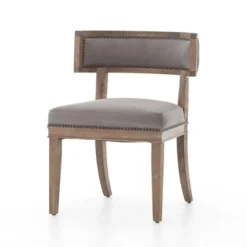 Kirkland's Home Dark Moon Canvas Upholstered Dining Chair- Dining Chairs