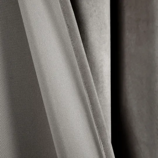 Kirkland's Home Dark Prima Velvet Curtain Panel Set, 108 In.- Curtains & Drapes
