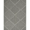 Kirkland's Home Dark Square Diamond Outdoor Area Rug, 5X7- Outdoor Rugs