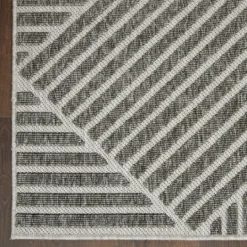 Kirkland's Home Dark Square Diamond Outdoor Area Rug, 5X7- Outdoor Rugs