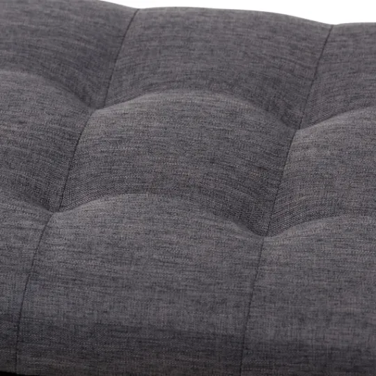 Kirkland's Home Dark Tufted Contemporary Storage Bench- Entryway Furniture
