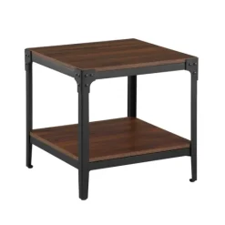 Kirkland's Home Dark Walnut 2-Tier Accent Tables, Set Of 2- Accent & End Tables