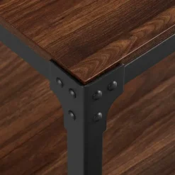 Kirkland's Home Dark Walnut 2-Tier Accent Tables, Set Of 2- Accent & End Tables