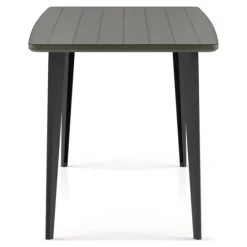 Kirkland's Home Dark Wood And Metal Dining Table- Dining Tables