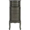 Kirkland's Home Dark Wood Flip Top Armoire- Dressers & Chests
